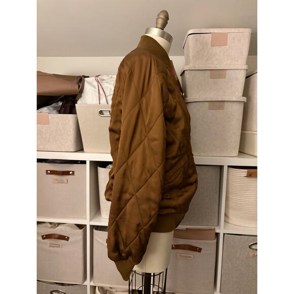 Coach Silk Bomber Jacket - Picture 5 of 9